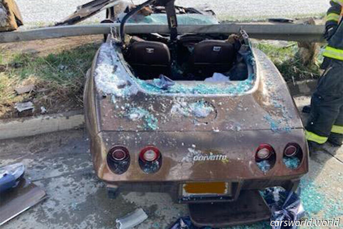 Conductor De Corvette Sobrevive A Un Accidente Con La Cabeza Izquierda Para Contar La Historia | Carscoops